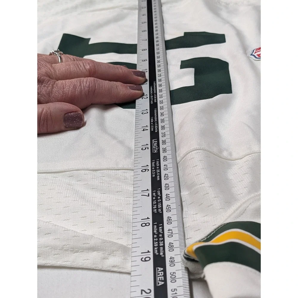 Nike‎ Green Bay Packers Aaron Rodgers 12 Jersey Womens Medium White NFL On Field